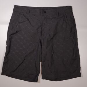 Lululemon Shorts Mens 36 Gray Black Performance Golf Lightweight  11" Inseam